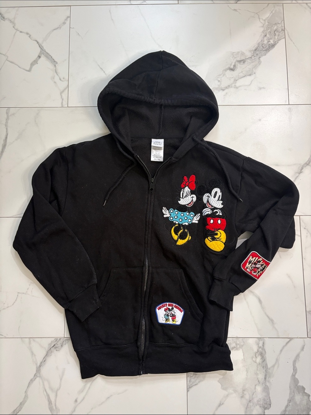 Disney Black Mickey Mouse Graphic Hoodie